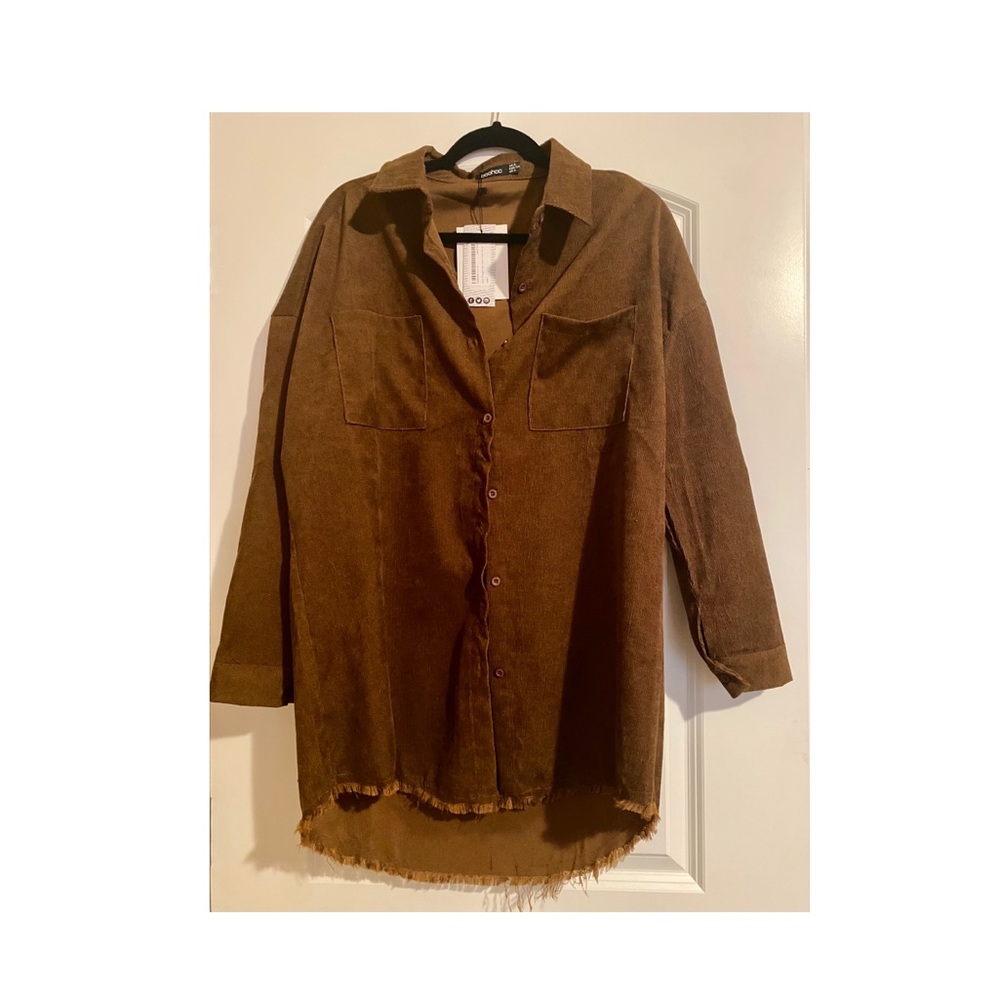 NWT oversized corduroy jacket